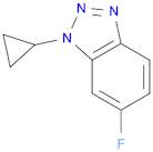 1H-Benzotriazole, 1-cyclopropyl-6-fluoro-