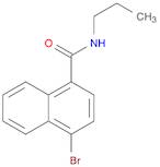 1-Naphthalenecarboxamide, 4-bromo-N-propyl-