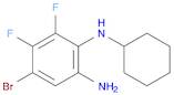 1,2-Benzenediamine, 5-bromo-N2-cyclohexyl-3,4-difluoro-