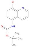 Carbamic acid, N-(8-bromo-5-quinolinyl)-, 1,1-dimethylethyl ester