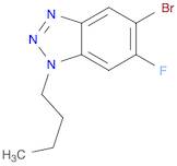 1H-Benzotriazole, 5-bromo-1-butyl-6-fluoro-