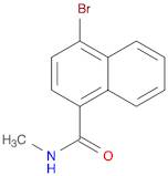 1-Naphthalenecarboxamide, 4-bromo-N-methyl-