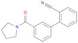 [1,1'-Biphenyl]-2-carbonitrile, 3'-(1-pyrrolidinylcarbonyl)-