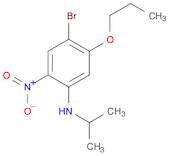 Benzenamine, 4-bromo-N-(1-methylethyl)-2-nitro-5-propoxy-