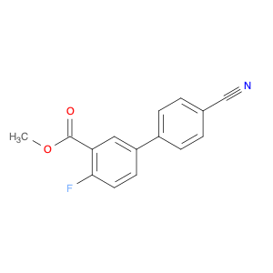 [1,1'-Biphenyl]-3-carboxylic acid, 4'-cyano-4-fluoro-, methyl ester