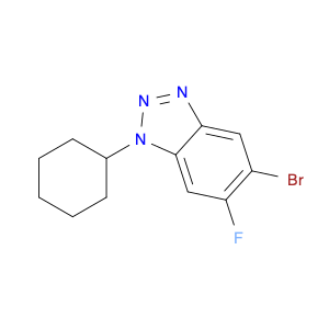 1H-Benzotriazole, 5-bromo-1-cyclohexyl-6-fluoro-