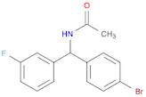 Acetamide, N-[(4-bromophenyl)(3-fluorophenyl)methyl]-