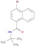 1-Naphthalenecarboxamide, 4-bromo-N-(1,1-dimethylethyl)-