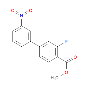 [1,1'-Biphenyl]-4-carboxylic acid, 3-fluoro-3'-nitro-, methyl ester