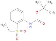 Carbamic acid, N-[2-(ethylsulfonyl)phenyl]-, 1,1-dimethylethyl ester