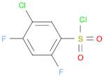 Benzenesulfonyl chloride, 5-chloro-2,4-difluoro-