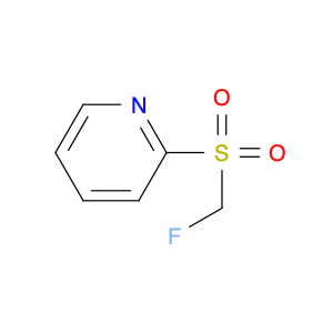 Pyridine, 2-[(fluoromethyl)sulfonyl]-