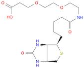 Propanoic acid, 3-[2-[2-[[5-[(3aR,4R,6aS)-hexahydro-2-oxo-1H-thieno[3,4-d]imidazol-4-yl]-1-oxopent…