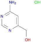 4-Pyrimidinemethanol, 6-amino-, hydrochloride (1:1)