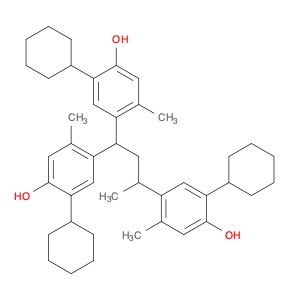 4,4′,4′′-(1-Methyl-1-propanyl-3-ylidene)tris[2-cyclohexyl-5-methylphenol]