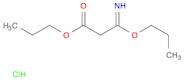 Propanoic acid, 3-imino-3-propoxy-, propyl ester, hydrochloride (1:1)