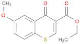 4H-1-Benzothiopyran-3-carboxylic acid, 6-methoxy-4-oxo-, ethyl ester