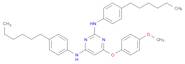 2,4-Pyrimidinediamine, N2,N4-bis(4-hexylphenyl)-6-(4-methoxyphenoxy)-