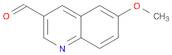 3-Quinolinecarboxaldehyde, 6-methoxy-