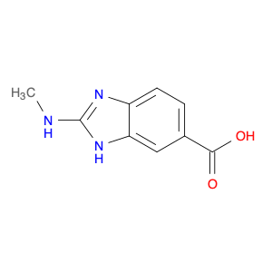 1H-Benzimidazole-6-carboxylic acid, 2-(methylamino)-