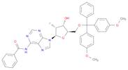 Adenosine, N-benzoyl-5'-O-[bis(4-Methoxyphenyl)phenylMethyl]-2'-deoxy-2'-fluoro-