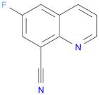 8-Quinolinecarbonitrile, 6-fluoro-