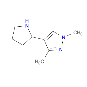 1H-Pyrazole, 1,3-dimethyl-4-(2-pyrrolidinyl)-