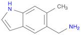 1H-Indole-5-methanamine, 6-methyl-