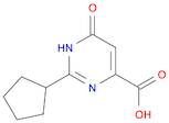 4-Pyrimidinecarboxylic acid, 2-cyclopentyl-1,6-dihydro-6-oxo-