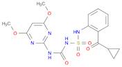 Urea, N-[[[2-(cyclopropylcarbonyl)phenyl]amino]sulfonyl]-N'-(4,6-dimethoxy-2-pyrimidinyl)-