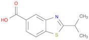 5-Benzothiazolecarboxylic acid, 2-(1-methylethyl)-