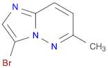 IMidazo[1,2-b]pyridazine, 3-broMo-6-Methyl-