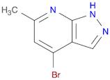 1H-Pyrazolo[3,4-b]pyridine, 4-bromo-6-methyl-