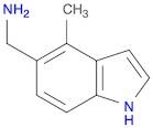 1H-Indole-5-methanamine, 4-methyl-