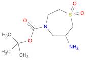 1,4-Thiazepine-4(5H)-carboxylic acid, 6-aminotetrahydro-, 1,1-dimethylethyl ester, 1,1-dioxide