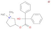 Pyrrolidinium, 3-[(2-hydroxy-2,2-diphenylacetyl)oxy]-1,1-dimethyl-, bromide (1:1)