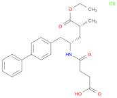 [1,1'-Biphenyl]-4-pentanoic acid, γ-[(3-carboxy-1-oxopropyl)amino]-α-methyl-, 4-ethyl ester, calci…