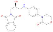 1H-Isoindole-1,3(2H)-dione, 2-[(2S)-2-hydroxy-3-[[4-(3-oxo-4-morpholinyl)phenyl]amino]propyl]-