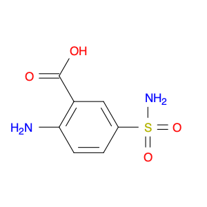 Benzoic acid, 2-amino-5-(aminosulfonyl)-