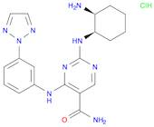 5-Pyrimidinecarboxamide, 2-[[(1R,2S)-2-aminocyclohexyl]amino]-4-[[3-(2H-1,2,3-triazol-2-yl)phenyl]…