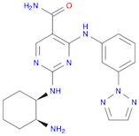 5-Pyrimidinecarboxamide, 2-[[(1R,2S)-2-aminocyclohexyl]amino]-4-[[3-(2H-1,2,3-triazol-2-yl)pheny...