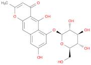 4H-Naphtho[2,3-b]pyran-4-one, 6-(β-D-glucopyranosyloxy)-5,8-dihydroxy-2-methyl-