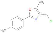 Oxazole, 4-(chloromethyl)-5-methyl-2-(4-methylphenyl)-