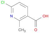 3-PYRIDINECARBOXYLIC ACID, 6-CHLORO-2-METHYL-