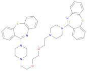 1,2-Bis[2-(4-Dibenzo[b,f][1,4]thiazepin-11-yl-1-piperazinyl)ethoxy]ethane