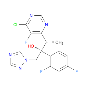 4-Pyrimidineethanol, 6-chloro-α-(2,4-difluorophenyl)-5-fluoro-β-methyl-α-(1H-1,2,4-triazol-1-ylm...