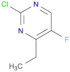 Pyrimidine, 2-chloro-4-ethyl-5-fluoro-