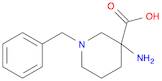 3-Piperidinecarboxylic acid, 3-amino-1-(phenylmethyl)-