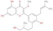 4H-1-Benzopyran-4-one, 5,7-dihydroxy-2-[4-hydroxy-3-(4-hydroxy-3-methylbutyl)-5-(3-methyl-2-bute...