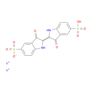 1H-Indole-5-sulfonic acid, 2-(1,3-dihydro-3-oxo-5-sulfo-2H-indol-2-ylidene)-2,3-dihydro-3-oxo-, ...